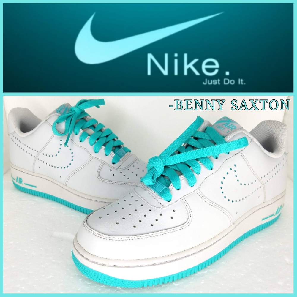 BRAND NEW NIKE AIR FORCE 1 NEUTRAL GREY/MINT 2010